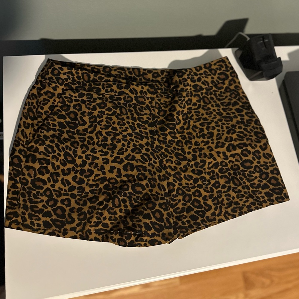 Cheetah print shorts
